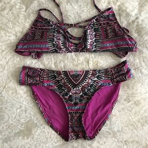 Lucky purple bathing suit size medium